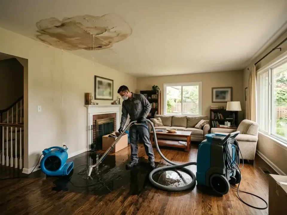 attic-pipe-burst-ceiling-drip-008 — frequently asked questions, Water Damage Restoration & Carpet Care in Aurora, IL